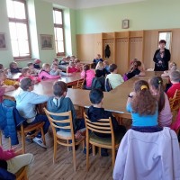 Beseda s paní starostkou Boženou Kudláčkovou 3.A a 3.B