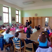 Beseda s paní starostkou Boženou Kudláčkovou 3.A a 3.B