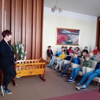 Beseda s paní starostkou Boženou Kudláčkovou 3.A a 3.B