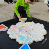 Lekce smyslového hraní ve třídě Krtečků a Sluníček