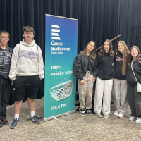 Exkurze deváťáků do Českého rozhlasu a Hitrádia Faktor